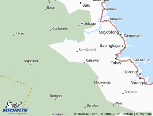 MICHELIN Del Pilar map - ViaMichelin