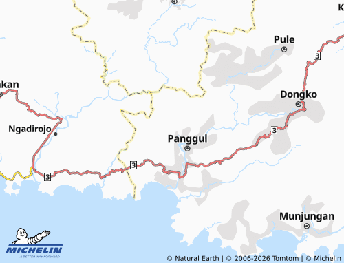 MICHELIN Kertosono map - ViaMichelin