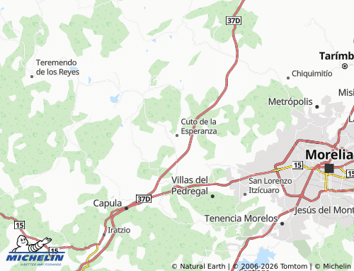 Mapa MICHELIN Cuto de la Esperanza - ViaMichelin