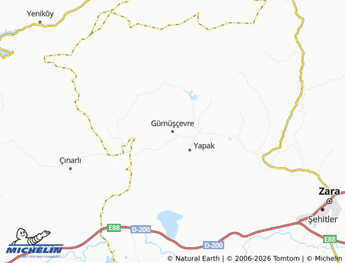 Mappa MICHELIN Gümüşçevre - ViaMichelin