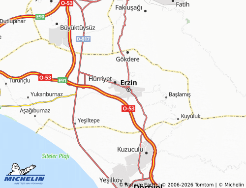 Mappa MICHELIN Mahmutlu - ViaMichelin