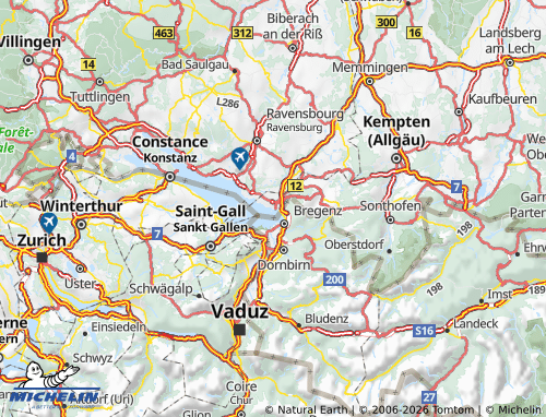 Mappa MICHELIN Lindau (Bodensee) - ViaMichelin