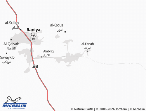 Carte MICHELIN al-'Athaythi - ViaMichelin