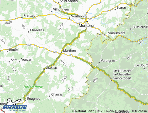 Mapa MICHELIN Feuillade - ViaMichelin