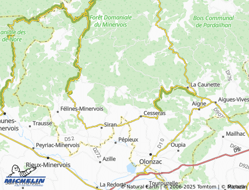 Carte MICHELIN Fauzan - ViaMichelin