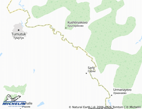 MICHELIN-Landkarte Bulyak - ViaMichelin