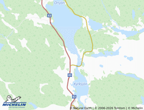 MICHELIN-Landkarte Orbaden - ViaMichelin