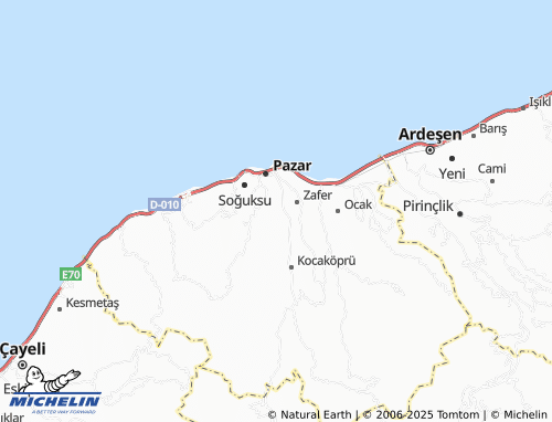 MICHELIN-Landkarte Cumhuriyet - ViaMichelin