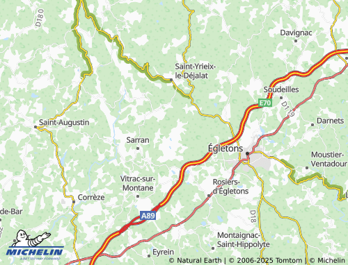 MICHELIN-Landkarte Les Veyssières - ViaMichelin