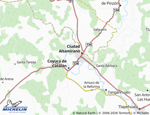 MICHELIN Lomas del Valle map - ViaMichelin