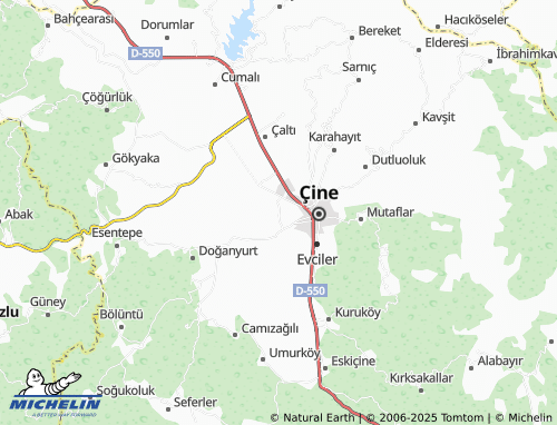 MICHELIN-Landkarte Karakollar - ViaMichelin