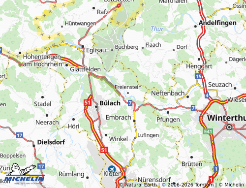 Mappa MICHELIN Rorbas - ViaMichelin