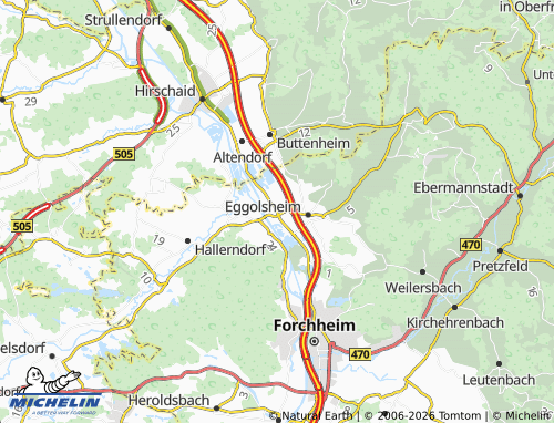 Mappa MICHELIN Neuses an der Regnitz - ViaMichelin