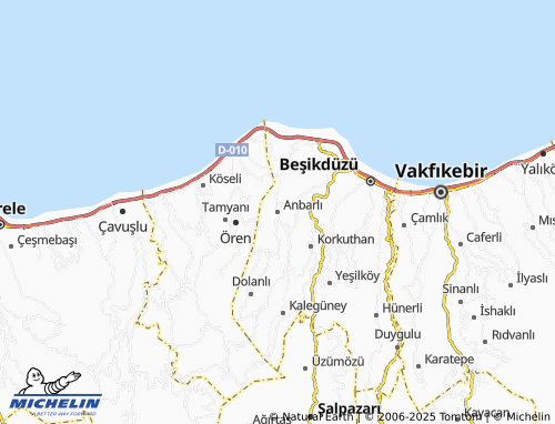 MICHELIN Anbarlı map - ViaMichelin