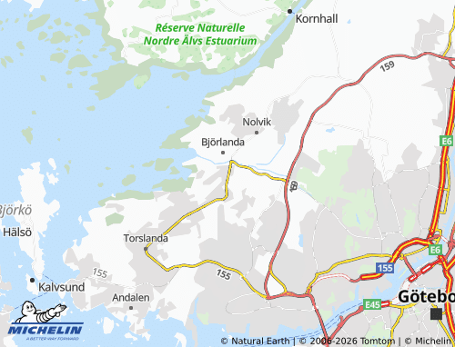 Carte MICHELIN Kvisljungeby - ViaMichelin