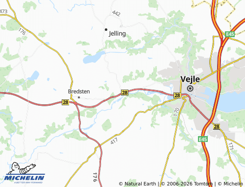 Mappa MICHELIN Skibet - ViaMichelin
