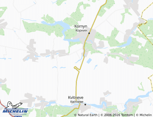 Mapa MICHELIN Kornynske - ViaMichelin