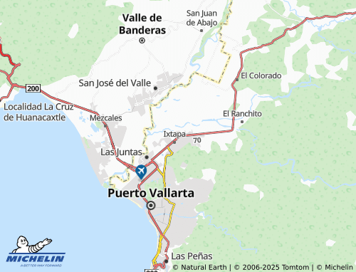 MICHELIN La Esperanza, Ixtapa map - ViaMichelin