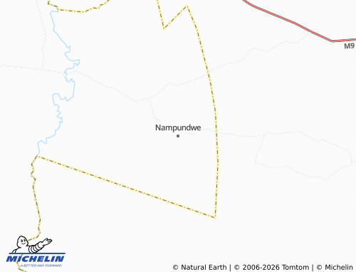 MICHELIN-Landkarte Nampundwe - ViaMichelin