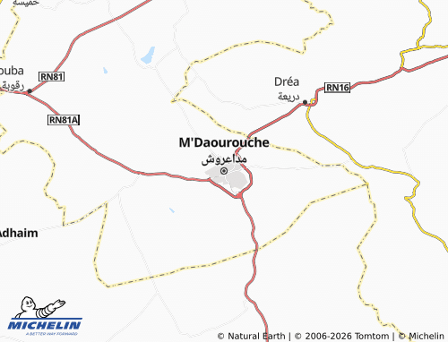 Mapa MICHELIN Muda'aroush - ViaMichelin