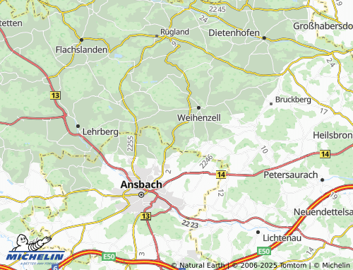 Mappa MICHELIN Grub - ViaMichelin