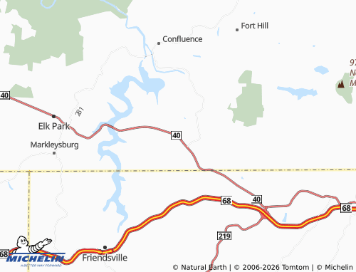 Mapa MICHELIN Addison - ViaMichelin