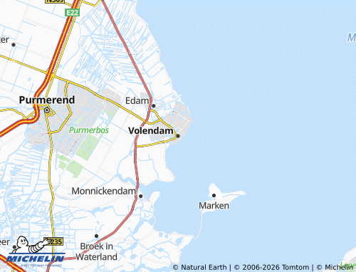Mapa MICHELIN Volendam - ViaMichelin