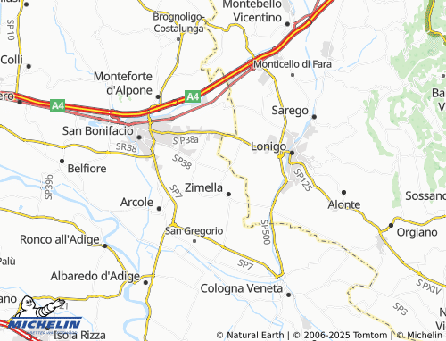 MICHELIN Volpino map - ViaMichelin
