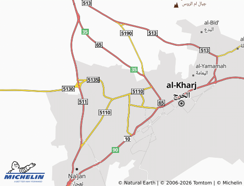 MICHELIN-Landkarte al-Museel - ViaMichelin