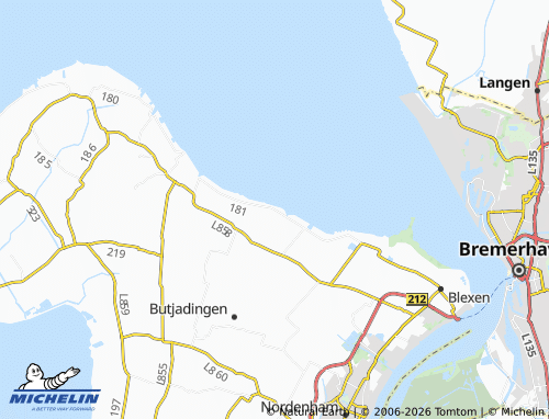 MICHELIN Waddenserdeich map - ViaMichelin
