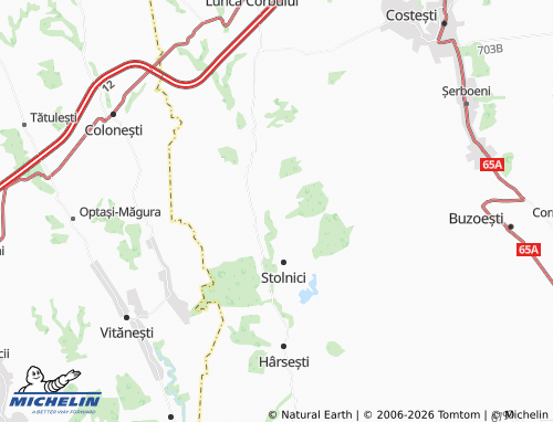 Mappa MICHELIN Izbășești - ViaMichelin