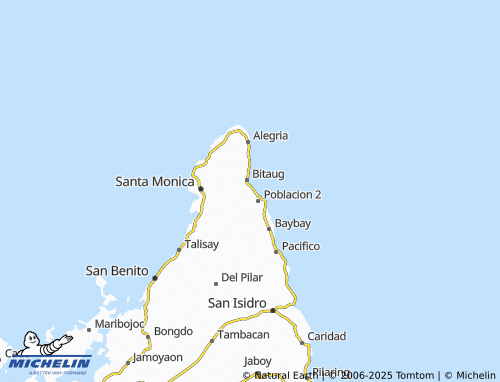 MICHELIN Poblacion 1 map - ViaMichelin