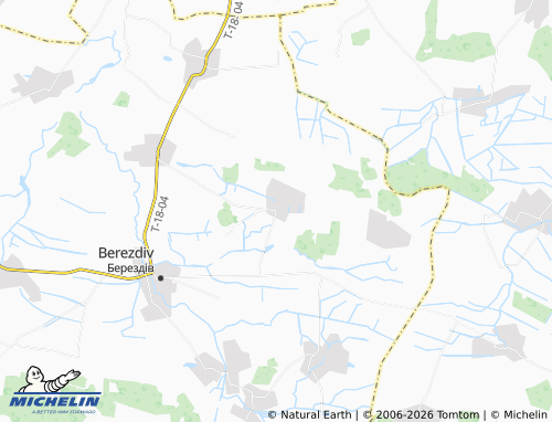 MICHELIN Khvoshchivka map - ViaMichelin