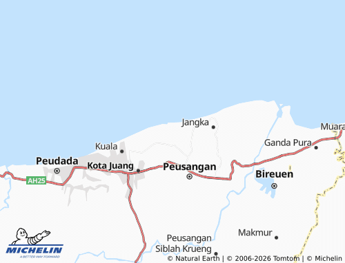 MICHELIN Cot Rabo Baroh map - ViaMichelin