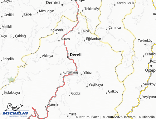 Mappa MICHELIN Bahçeli - ViaMichelin