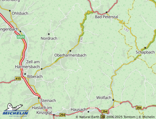 MICHELIN Waldhäuser map - ViaMichelin