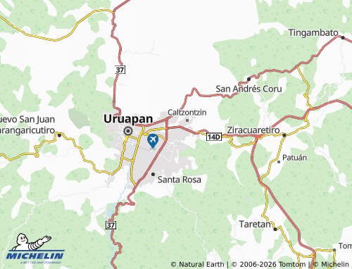 Mappa MICHELIN Sol Azteca - ViaMichelin