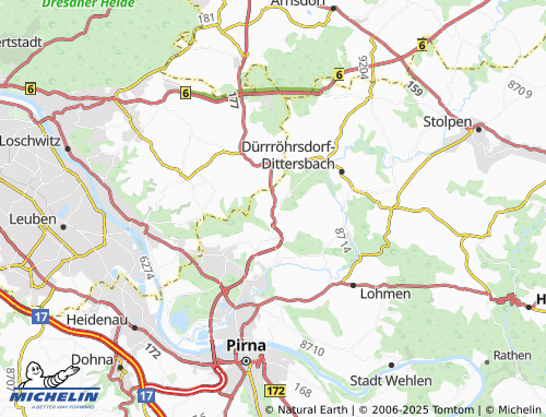 Kaart MICHELIN Wünschendorf - ViaMichelin