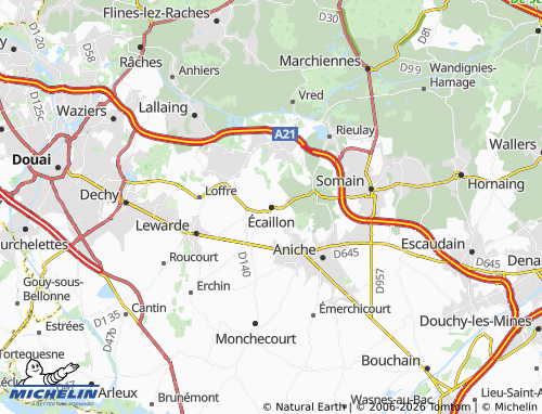 Mappa MICHELIN Écaillon - ViaMichelin