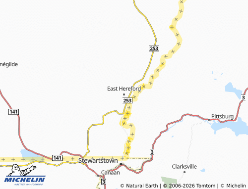 Mappa MICHELIN East Hereford - ViaMichelin