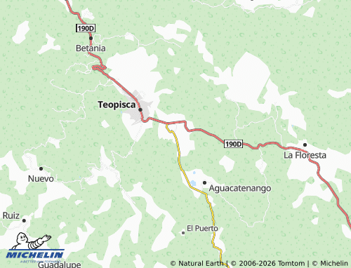 MICHELIN-Landkarte Del Panteón - ViaMichelin