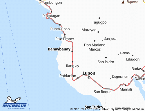 MICHELIN Caganganan map - ViaMichelin
