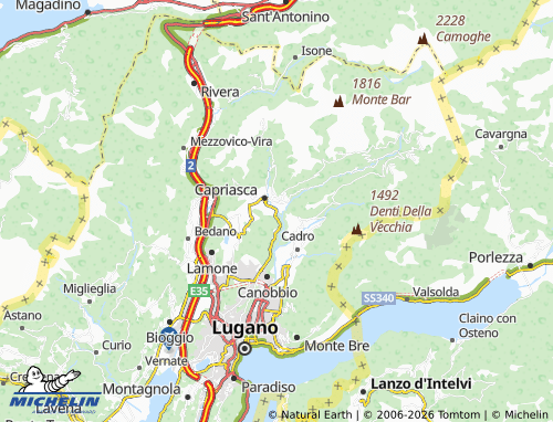 Mapa MICHELIN Lugaggia - ViaMichelin