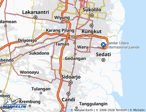 MICHELIN-Landkarte Keboansikep - ViaMichelin