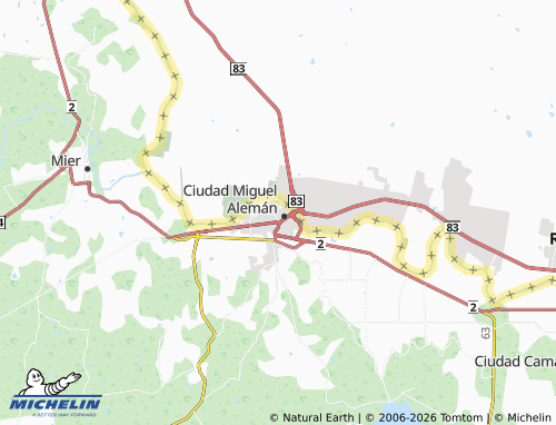 Kaart MICHELIN Plan de Guadalupe - ViaMichelin