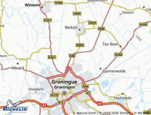 MICHELIN Zuidwolde map - ViaMichelin