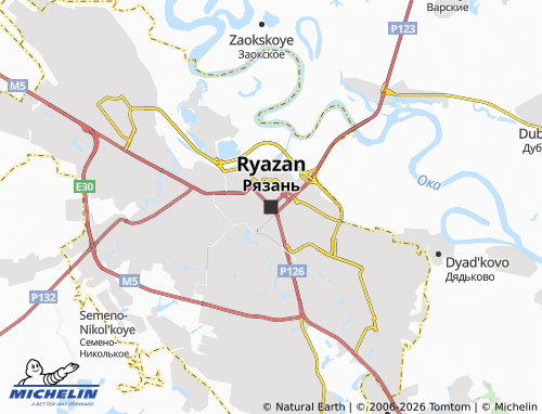 Carte MICHELIN Ryazan - ViaMichelin