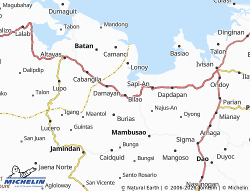 MICHELIN Bilao map - ViaMichelin