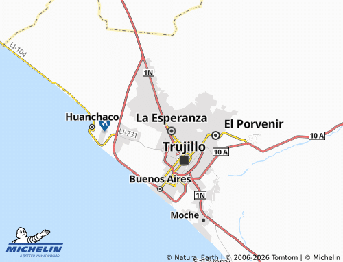 Carte MICHELIN La Esperanza - ViaMichelin