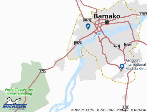 MICHELIN Kalabambougou map - ViaMichelin